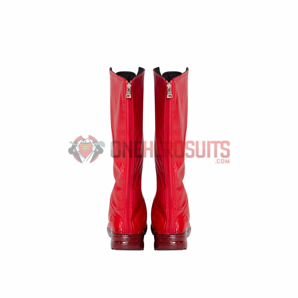 OneHeroSuits Reverse-Flash Cosplay Boots The Flash S8 Red Cosplay Shoes Costumes 7 OneHeroSuits Reverse-Flash Cosplay Boots The Flash S8 Red Cosplay Shoes Costumes
