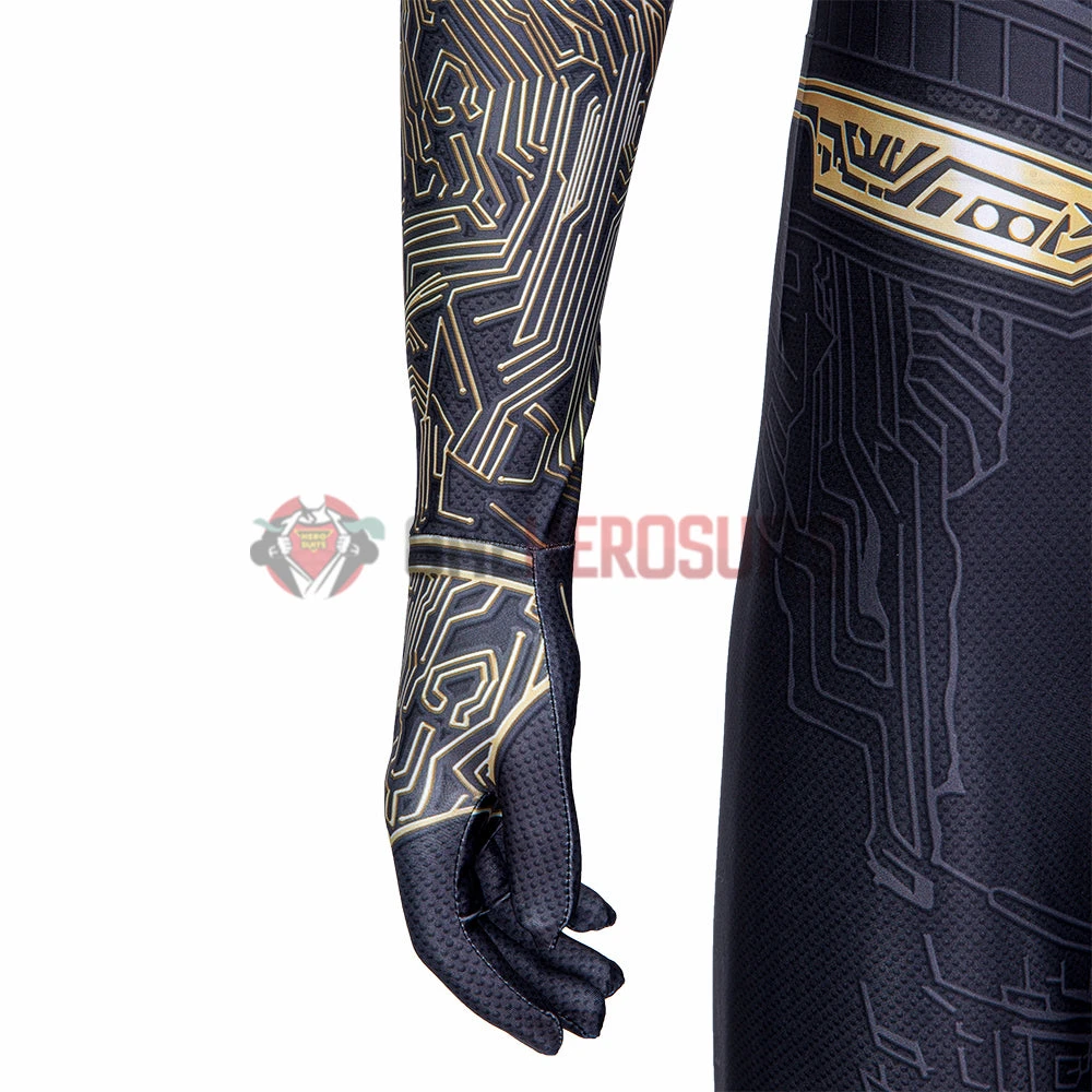 OneHeroSuits Spiderman 3 Cosplay Costumes Spiderman No Way Home Black Gold Suits 31 OneHeroSuits Spiderman 3 Cosplay Costumes Spiderman No Way Home Black Gold Suits