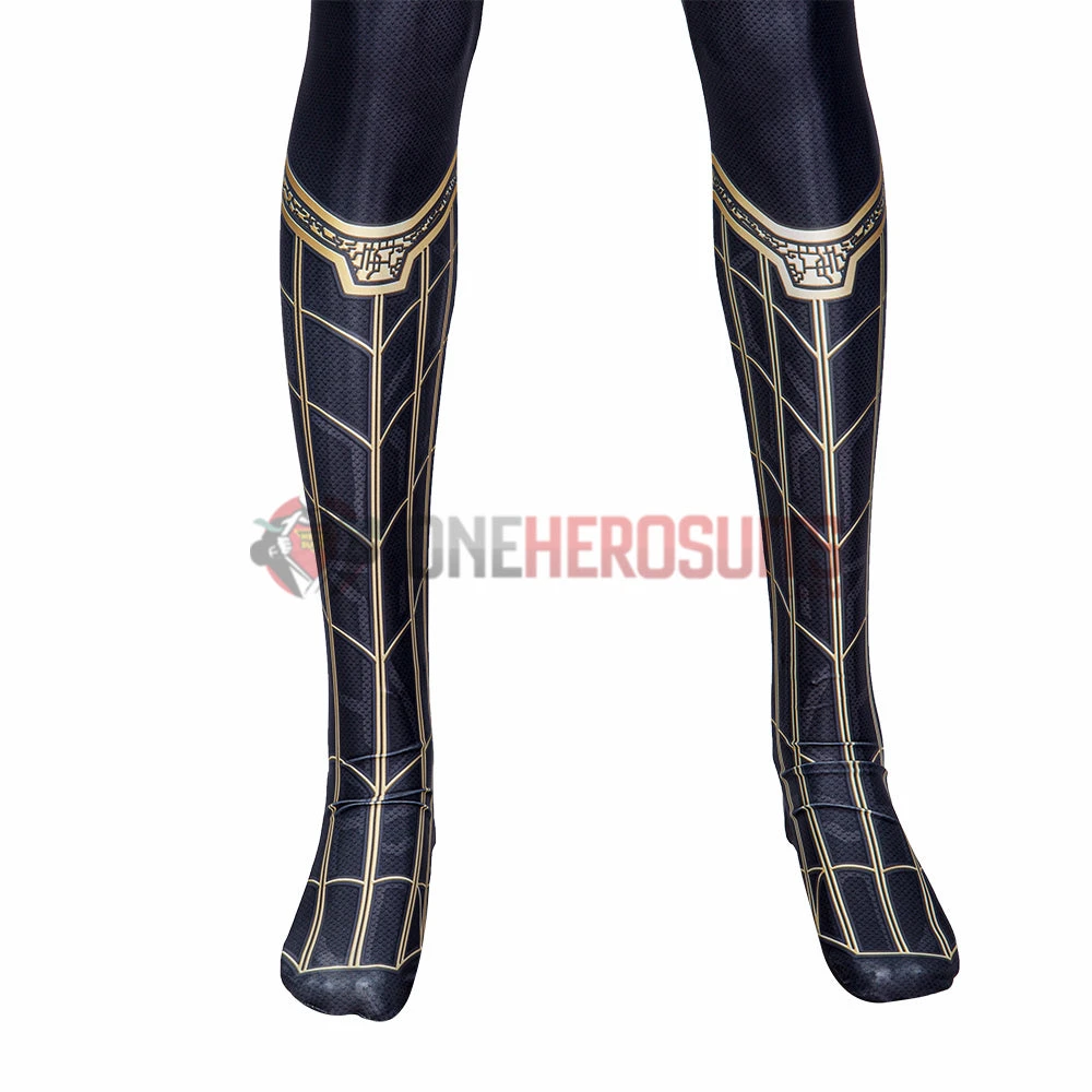 OneHeroSuits Spiderman 3 Cosplay Costumes Spiderman No Way Home Black Gold Suits 37 OneHeroSuits Spiderman 3 Cosplay Costumes Spiderman No Way Home Black Gold Suits