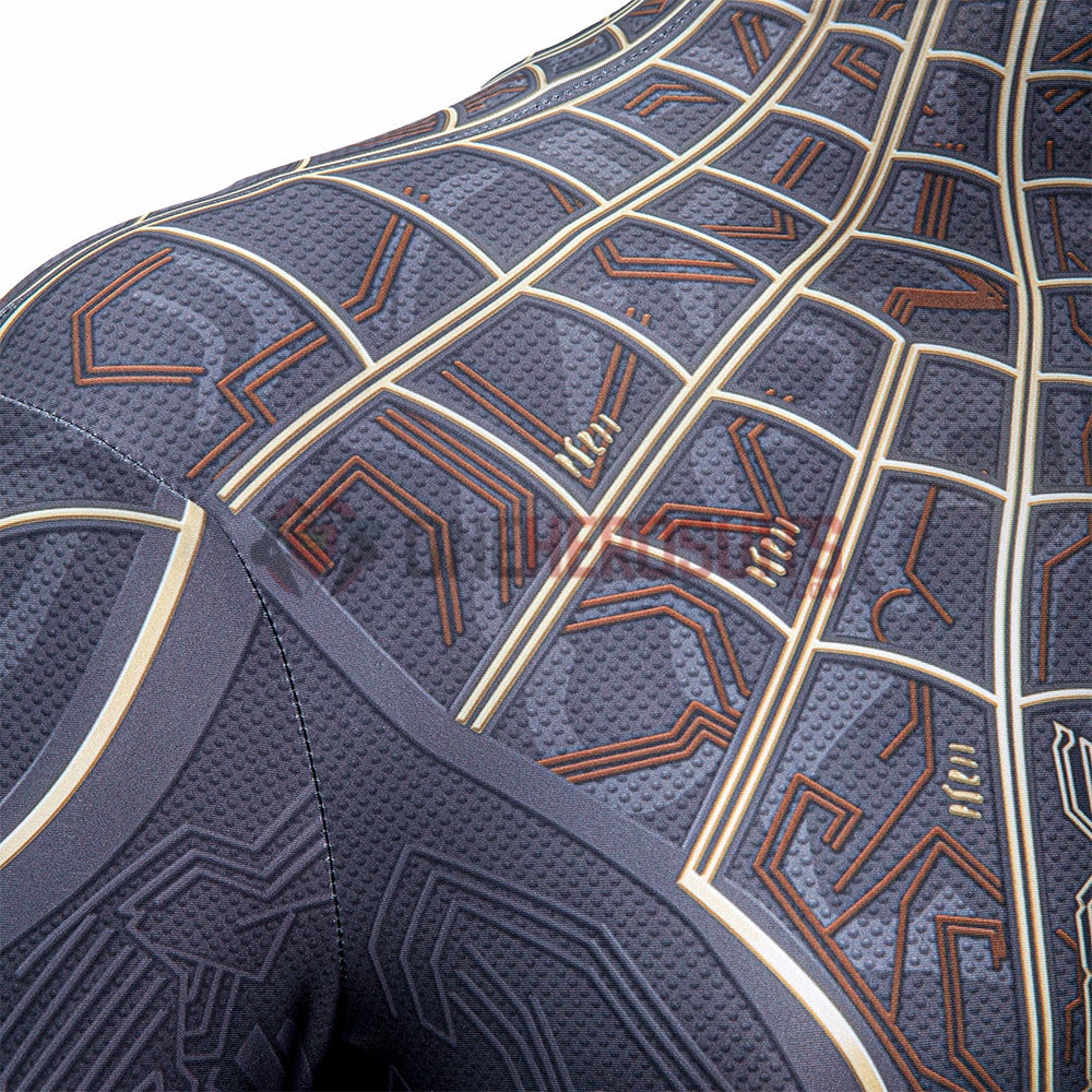 OneHeroSuits Spiderman 3 Cosplay Costumes Spiderman No Way Home Black Gold Suits 36 OneHeroSuits Spiderman 3 Cosplay Costumes Spiderman No Way Home Black Gold Suits