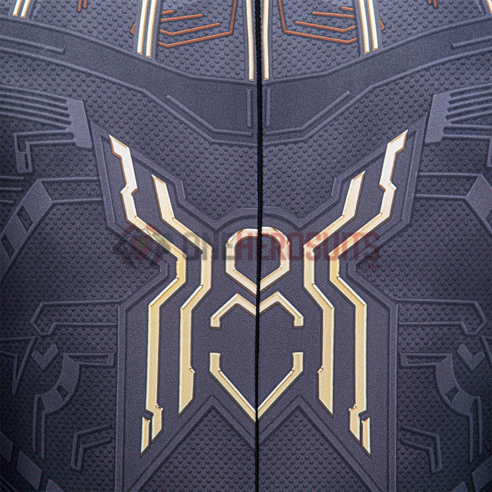 OneHeroSuits Spiderman 3 Cosplay Costumes Spiderman No Way Home Black Gold Suits 19 OneHeroSuits Spiderman 3 Cosplay Costumes Spiderman No Way Home Black Gold Suits