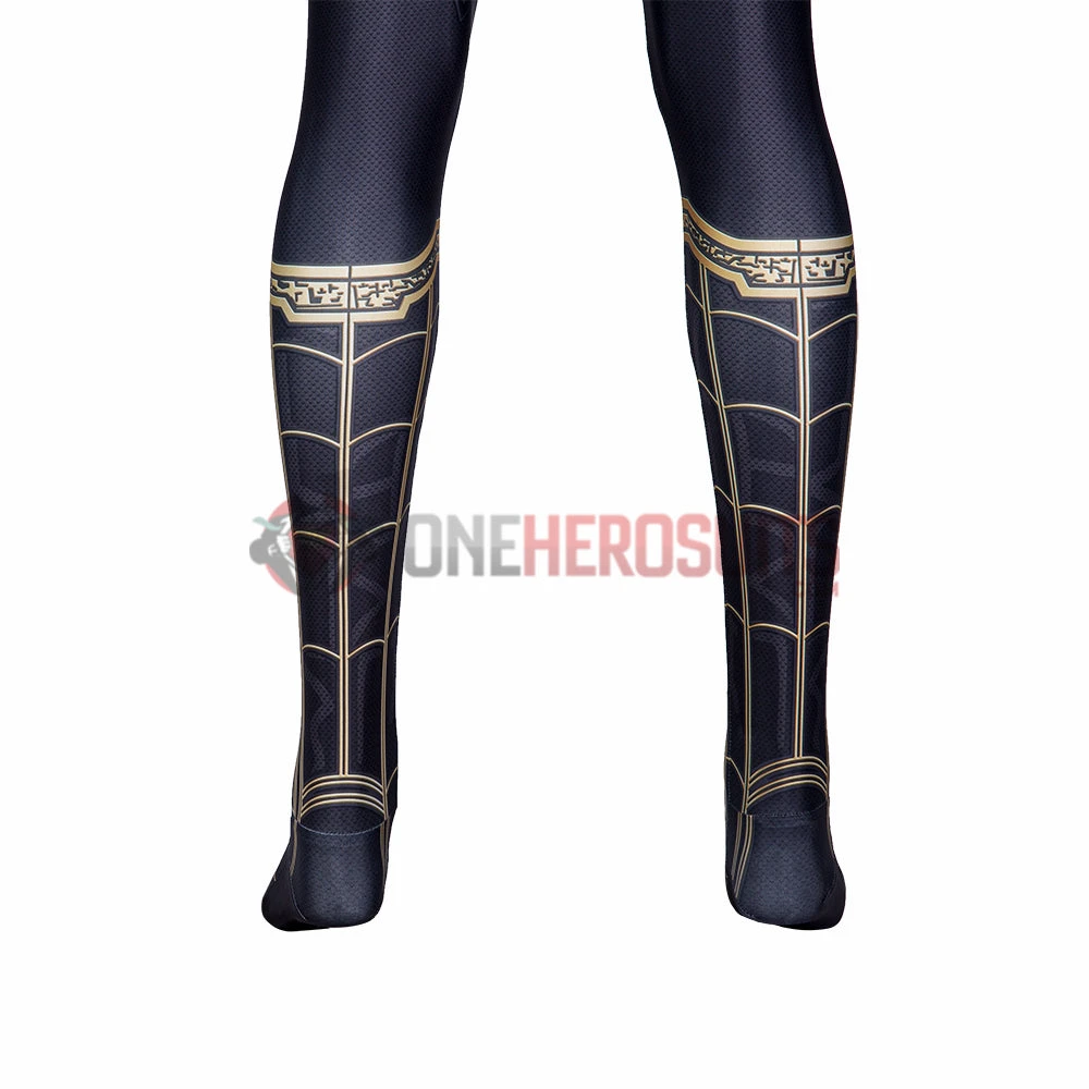 OneHeroSuits Spiderman 3 Cosplay Costumes Spiderman No Way Home Black Gold Suits 39 OneHeroSuits Spiderman 3 Cosplay Costumes Spiderman No Way Home Black Gold Suits