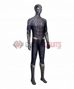 OneHeroSuits Spiderman 3 Cosplay Costumes Spiderman No Way Home Black Gold Suits 46 OneHeroSuits Spiderman 3 Cosplay Costumes Spiderman No Way Home Black Gold Suits