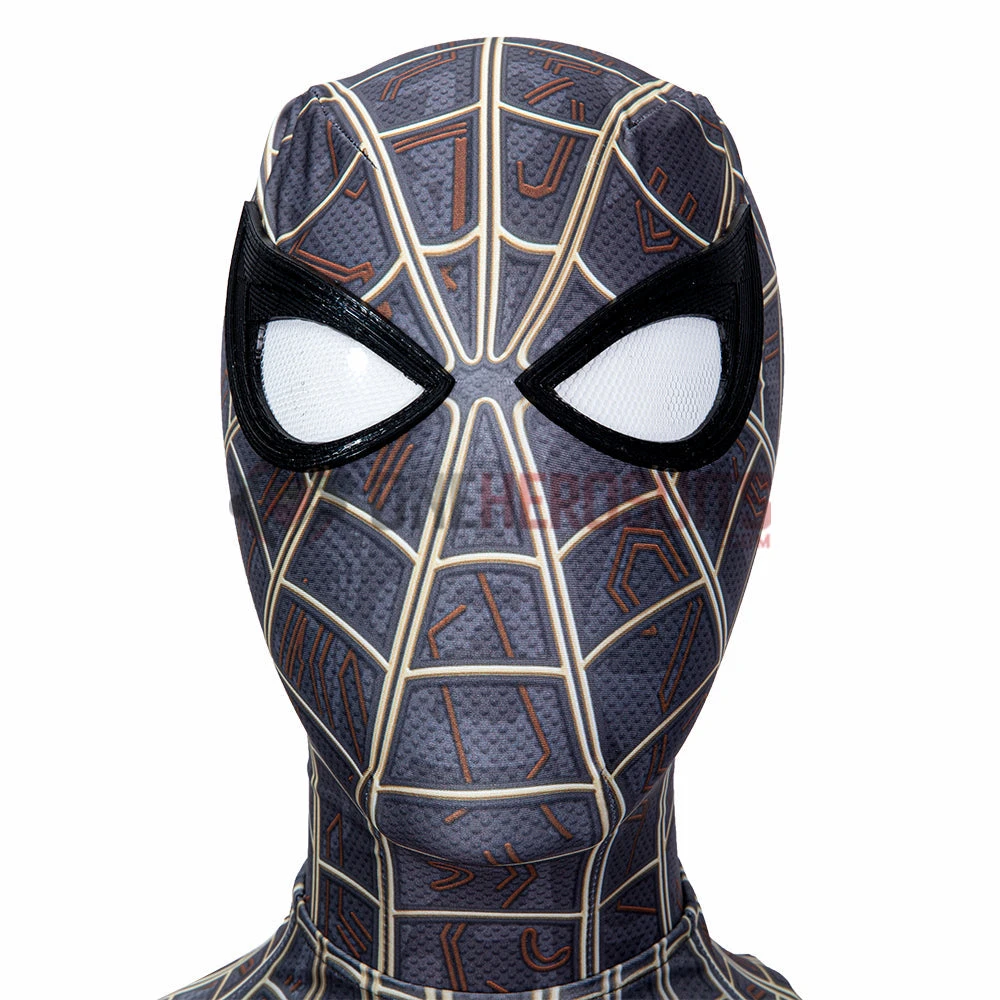 OneHeroSuits Spiderman 3 Cosplay Costumes Spiderman No Way Home Black Gold Suits 16 OneHeroSuits Spiderman 3 Cosplay Costumes Spiderman No Way Home Black Gold Suits