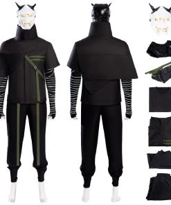 OneHeroSuits Ghostwire Tokyo Cosplay Costumes Hannya Black Suits