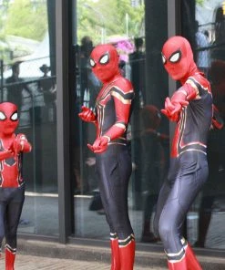 OneHeroSuits Zentai/Jumpsuit Halloween Iron Spider Man Suits For Adults And Kids