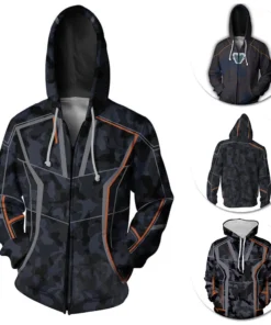 OneHeroSuits Iron Man Hoodies Tony Stark Creative Printed Hooded Sweatshirt