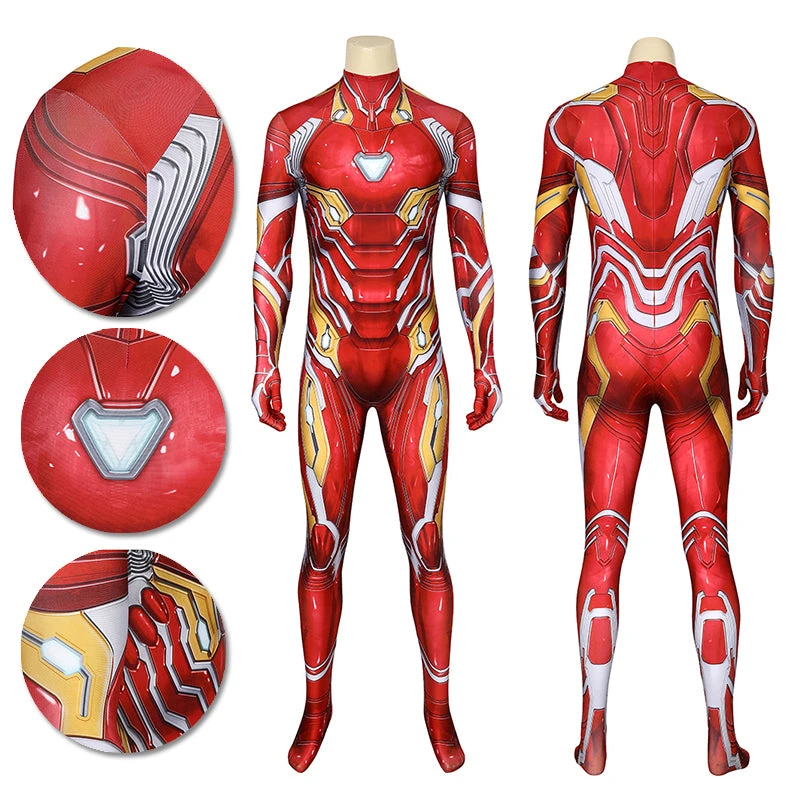 OneHeroSuits Iron Man Cosplay Costumes Iron Man Spandex Cosplay Suit For Adults 3 OneHeroSuits Iron Man Cosplay Costumes Iron Man Spandex Cosplay Suit For Adults