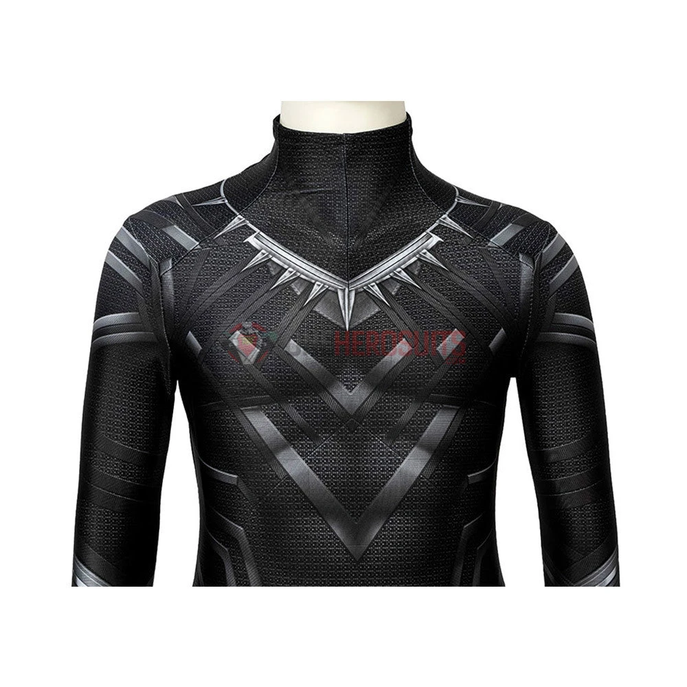 OneHeroSuits Gift For Boys Black Panther Cosplay Suit HQ Printed Costumes Expert-level Cosplay Bodysuit & Zentai 17 OneHeroSuits Gift For Boys Black Panther Cosplay Suit HQ Printed Costumes Expert-level Cosplay Bodysuit & Zentai