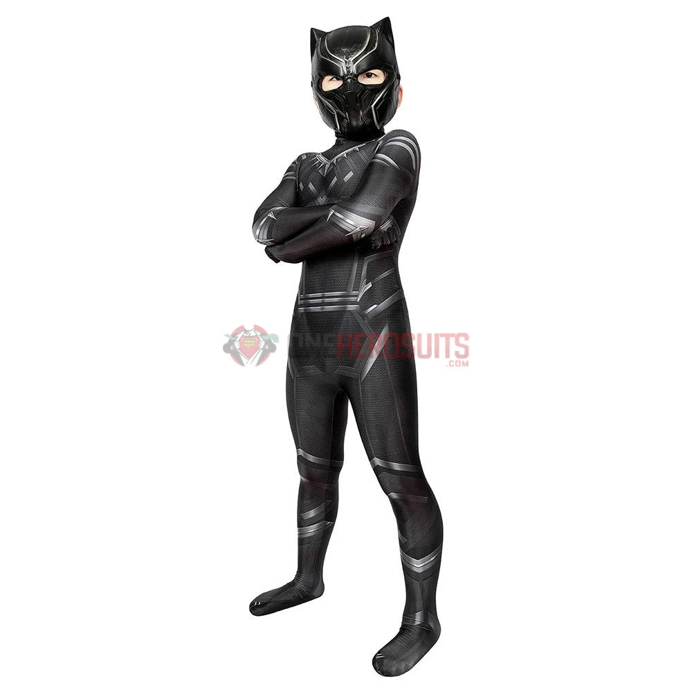 OneHeroSuits Gift For Boys Black Panther Cosplay Suit HQ Printed Costumes Expert-level Cosplay Bodysuit & Zentai 8 OneHeroSuits Gift For Boys Black Panther Cosplay Suit HQ Printed Costumes Expert-level Cosplay Bodysuit & Zentai