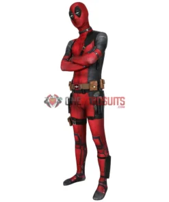 OneHeroSuits Deadpool Suit 3D Printed Spandex Deadpool Red Cosplay Costume Expert-level Cosplay Bodysuit & Zentai