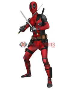 OneHeroSuits Deadpool Suit 3D Printed Spandex Deadpool Red Cosplay Costume Expert-level Cosplay Bodysuit & Zentai