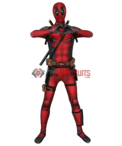 OneHeroSuits Deadpool Suit 3D Printed Spandex Deadpool Red Cosplay Costume Expert-level Cosplay Bodysuit & Zentai