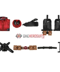 OneHeroSuits Deadpool Suit 3D Printed Spandex Deadpool Red Cosplay Costume Expert-level Cosplay Bodysuit & Zentai