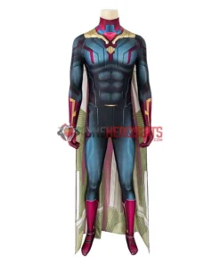 OneHeroSuits Vision Cosplay Costume The Wanda Vision Detail Printed Edition
