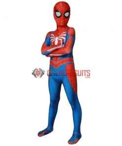 OneHeroSuits Kids Spider-man PS4 Advanced Suit Spiderman Children Cosplay Jumpsuit