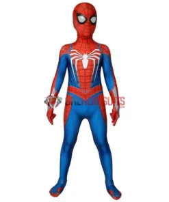 OneHeroSuits Kids Spider-man PS4 Advanced Suit Spiderman Children Cosplay Jumpsuit