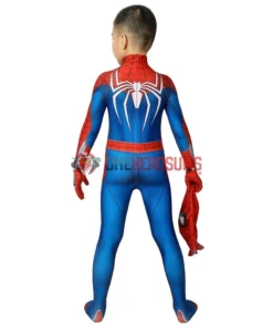 OneHeroSuits Kids Spider-man PS4 Advanced Suit Spiderman Children Cosplay Jumpsuit