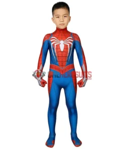 OneHeroSuits Kids Spider-man PS4 Advanced Suit Spiderman Children Cosplay Jumpsuit