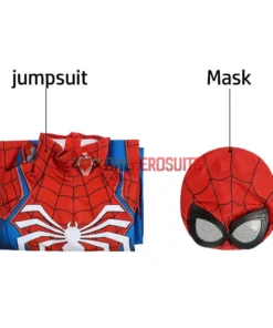OneHeroSuits Kids Spider-man PS4 Advanced Suit Spiderman Children Cosplay Jumpsuit