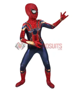 OneHeroSuits Kids Iron Spider-Man Suit Avengers SuperHero Cosplay Costumes For Children Zentai/Jumpsuit