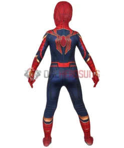 OneHeroSuits Kids Iron Spider-Man Suit Avengers SuperHero Cosplay Costumes For Children Zentai/Jumpsuit