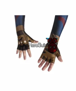 OneHeroSuits Christmas Gifts For Kids Captain America Endgame Cosplay Costume Children Spandex Cosplay Suit