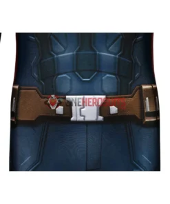 OneHeroSuits Captain America Suits For Kids Detail Printed Cosplay Costume For Halloween