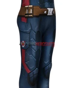 OneHeroSuits Captain America Suits For Kids Detail Printed Cosplay Costume For Halloween