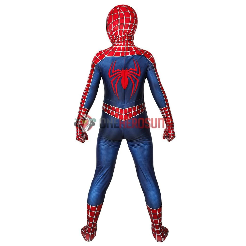OneHeroSuits Kids Spider-man Cosplay Suit Classic Tobey Maguire Printed Edition Zentai/Jumpsuit 5 OneHeroSuits Kids Spider-man Cosplay Suit Classic Tobey Maguire Printed Edition Zentai/Jumpsuit