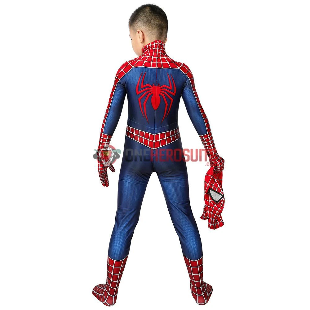 OneHeroSuits Kids Spider-man Cosplay Suit Classic Tobey Maguire Printed Edition Zentai/Jumpsuit 8 OneHeroSuits Kids Spider-man Cosplay Suit Classic Tobey Maguire Printed Edition Zentai/Jumpsuit