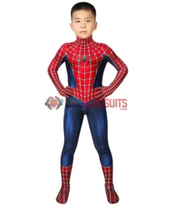 OneHeroSuits Kids Spider-man Cosplay Suit Classic Tobey Maguire Printed Edition Zentai/Jumpsuit 24 OneHeroSuits Kids Spider-man Cosplay Suit Classic Tobey Maguire Printed Edition Zentai/Jumpsuit