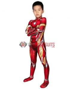 OneHeroSuits Kids Iron-man Spandex Cosplay Suit Ideas For Children Halloween Cosplay