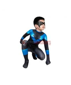 OneHeroSuits Expert-level Cosplay Bodysuit & Zentai Kids Nightwing Cosplay Suit Creative Gifts For Children 21 OneHeroSuits Expert-level Cosplay Bodysuit & Zentai Kids Nightwing Cosplay Suit Creative Gifts For Children