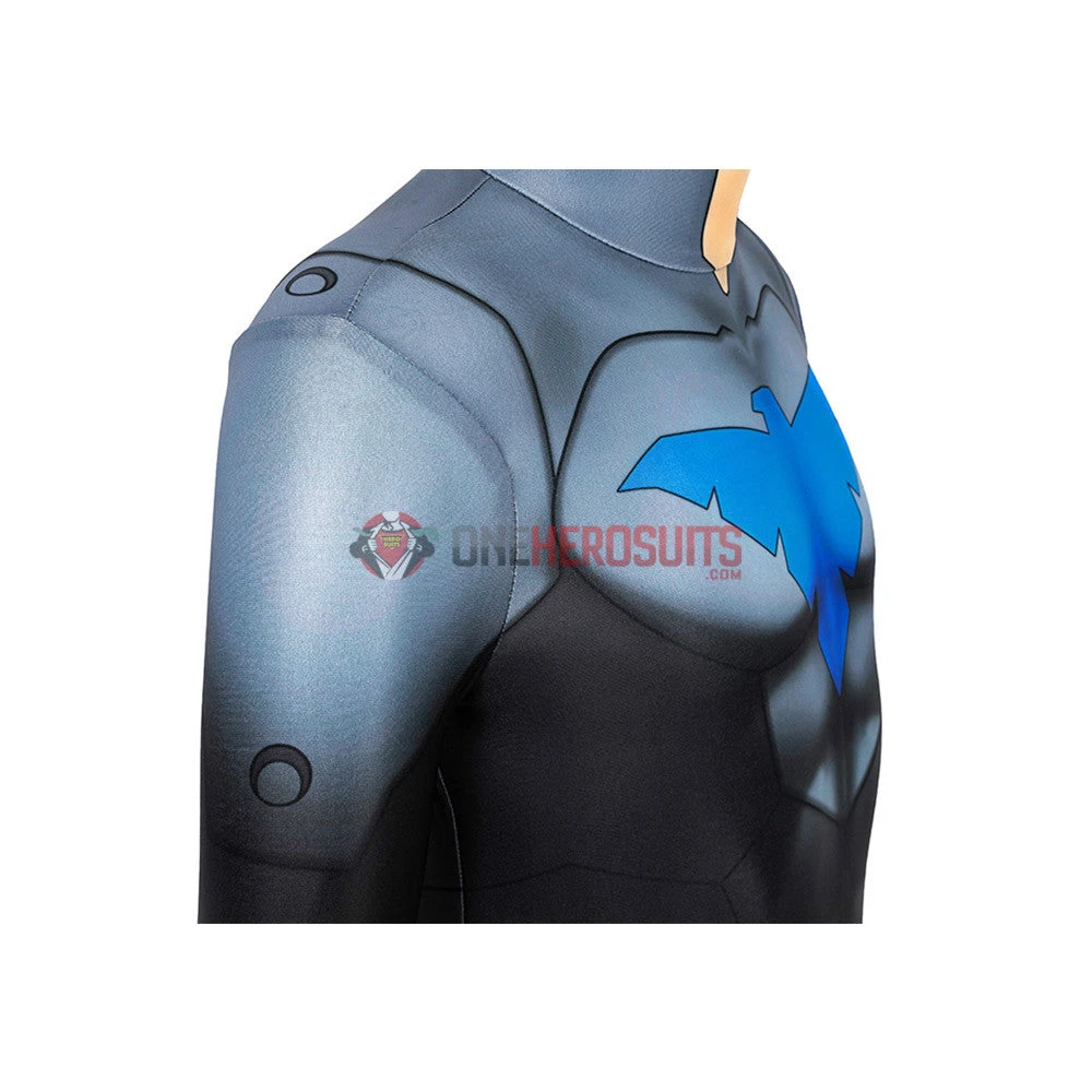 OneHeroSuits Kids Nightwing Cosplay Suit Comic Edition Creative Gifts For Children Expert-level Cosplay Bodysuit & Zentai 15 OneHeroSuits Kids Nightwing Cosplay Suit Comic Edition Creative Gifts For Children Expert-level Cosplay Bodysuit & Zentai