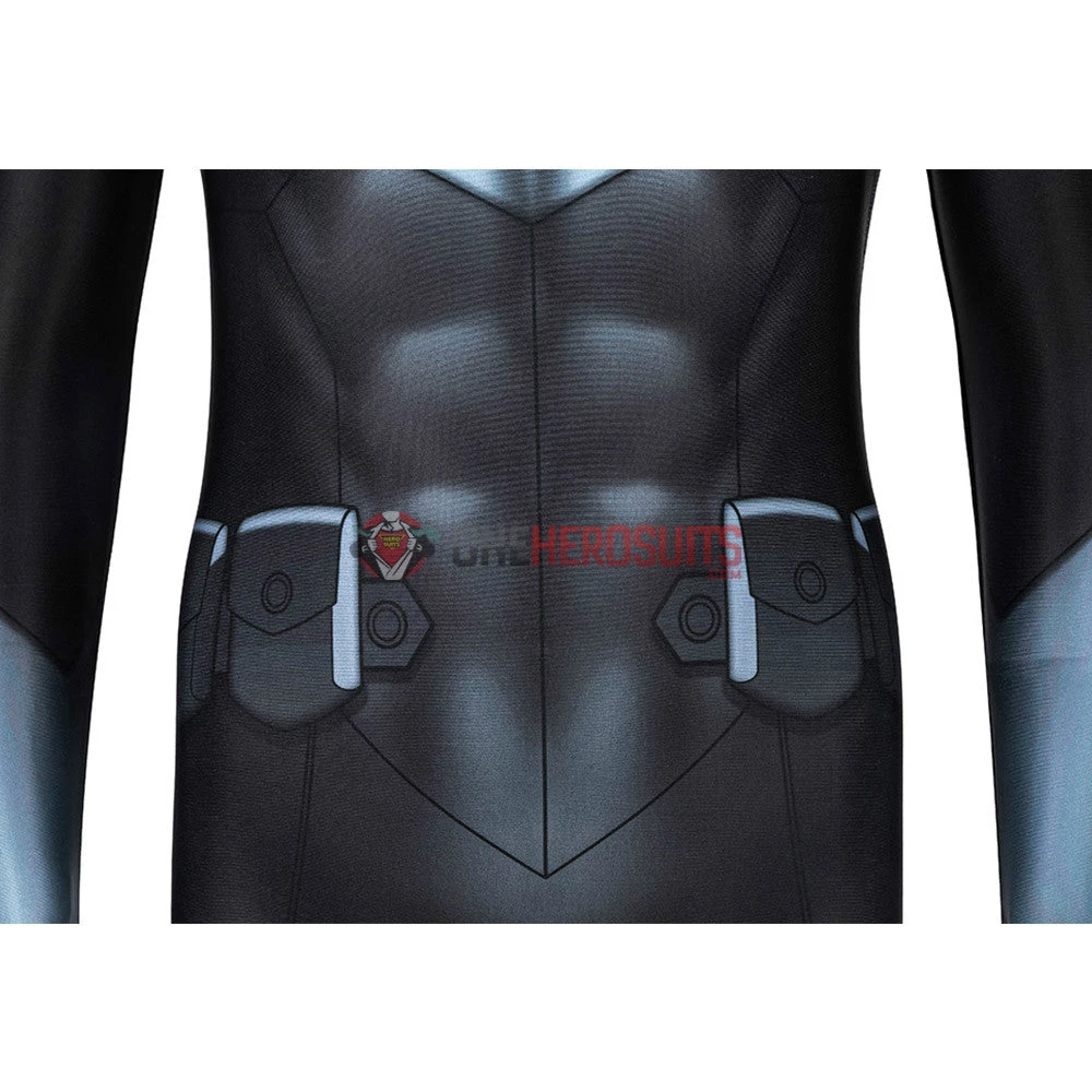 OneHeroSuits Kids Nightwing Cosplay Suit Comic Edition Creative Gifts For Children Expert-level Cosplay Bodysuit & Zentai 16 OneHeroSuits Kids Nightwing Cosplay Suit Comic Edition Creative Gifts For Children Expert-level Cosplay Bodysuit & Zentai
