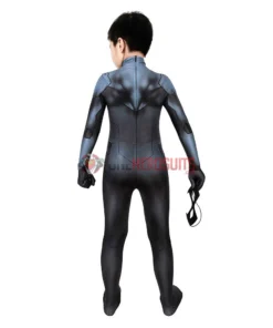 OneHeroSuits Kids Nightwing Cosplay Suit Comic Edition Creative Gifts For Children Expert-level Cosplay Bodysuit & Zentai 21 OneHeroSuits Kids Nightwing Cosplay Suit Comic Edition Creative Gifts For Children Expert-level Cosplay Bodysuit & Zentai