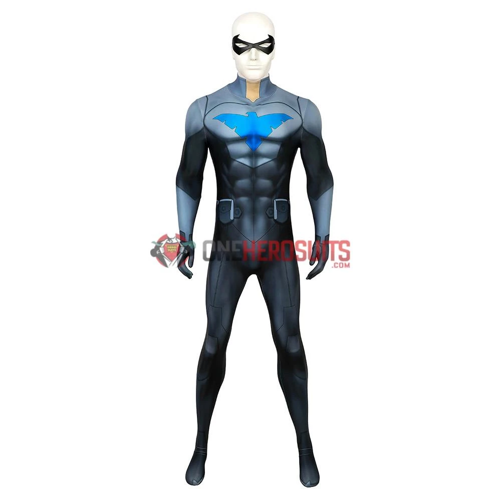 OneHeroSuits Nightwing Son Of Batman Cosplay Costumes 4 OneHeroSuits Nightwing Son Of Batman Cosplay Costumes