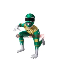 OneHeroSuits Kids Green Power Ranger Cosplay Suit Expert-level Cosplay Bodysuit & Zentai 28 OneHeroSuits Kids Green Power Ranger Cosplay Suit Expert-level Cosplay Bodysuit & Zentai