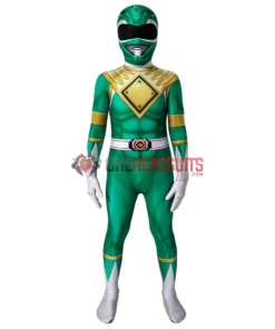 OneHeroSuits Kids Green Power Ranger Cosplay Suit Expert-level Cosplay Bodysuit & Zentai 18 OneHeroSuits Kids Green Power Ranger Cosplay Suit Expert-level Cosplay Bodysuit & Zentai