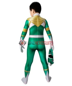 OneHeroSuits Kids Green Power Ranger Cosplay Suit Expert-level Cosplay Bodysuit & Zentai 19 OneHeroSuits Kids Green Power Ranger Cosplay Suit Expert-level Cosplay Bodysuit & Zentai