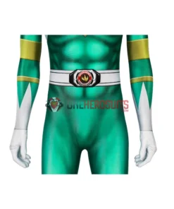 OneHeroSuits Expert-level Cosplay Bodysuit & Zentai Green Power Ranger Cosplay Suit Power Rangers Green Spandex Costume