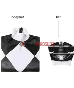 OneHeroSuits Expert-level Cosplay Bodysuit & Zentai Kids Black Power Ranger Cosplay Suit Christmas Gifts For Children