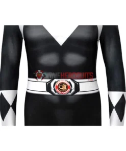 OneHeroSuits Expert-level Cosplay Bodysuit & Zentai Kids Black Power Ranger Cosplay Suit Christmas Gifts For Children