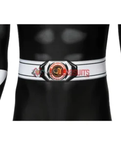 OneHeroSuits Black Power Rangers Suit Power Ranger Black Spandex Cosplay Costume