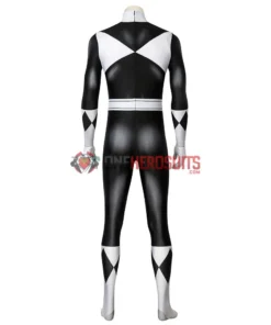 OneHeroSuits Black Power Rangers Suit Power Ranger Black Spandex Cosplay Costume