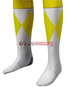 OneHeroSuits Yellow Power Ranger Suit Spandex Power Rangers Costumes Printed Edition Expert-level Cosplay Bodysuit & Zentai