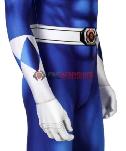 OneHeroSuits Expert-level Cosplay Bodysuit & Zentai Blue Power Ranger Cosplay Suit Spandex Power Rangers Costumes Lightweight