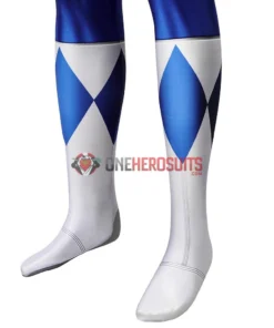 OneHeroSuits Expert-level Cosplay Bodysuit & Zentai Blue Power Ranger Cosplay Suit Spandex Power Rangers Costumes Lightweight