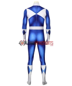 OneHeroSuits Expert-level Cosplay Bodysuit & Zentai Blue Power Ranger Cosplay Suit Spandex Power Rangers Costumes Lightweight